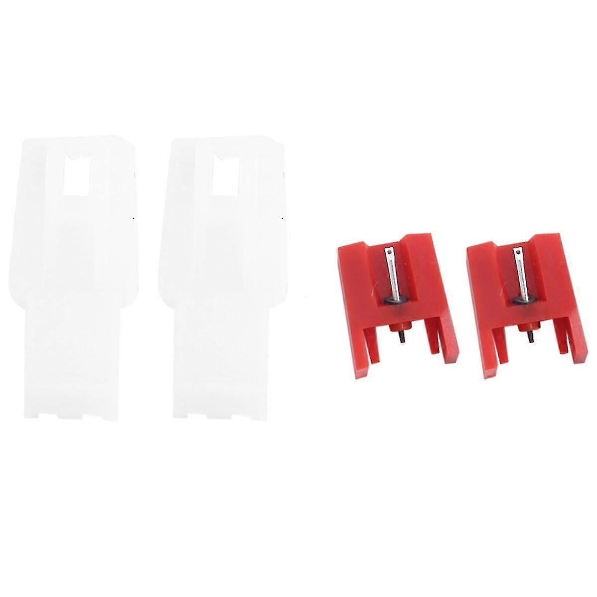 2pcs Turntable Stylus Dynamic Magnetic Needle Record Player Vinyl Lp Gramophone Replacement Accesso