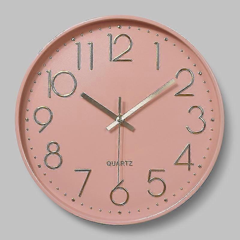 Wall Clock 12-inch Silent Non-ticking Wall Clock