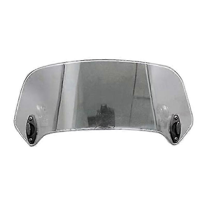 Εκτροπέας παρμπρίζ επέκτασης παρμπρίζ γενικής χρήσης μοτοσικλετών με ρυθμιζόμενο γκρι απόθεμα κλιπ