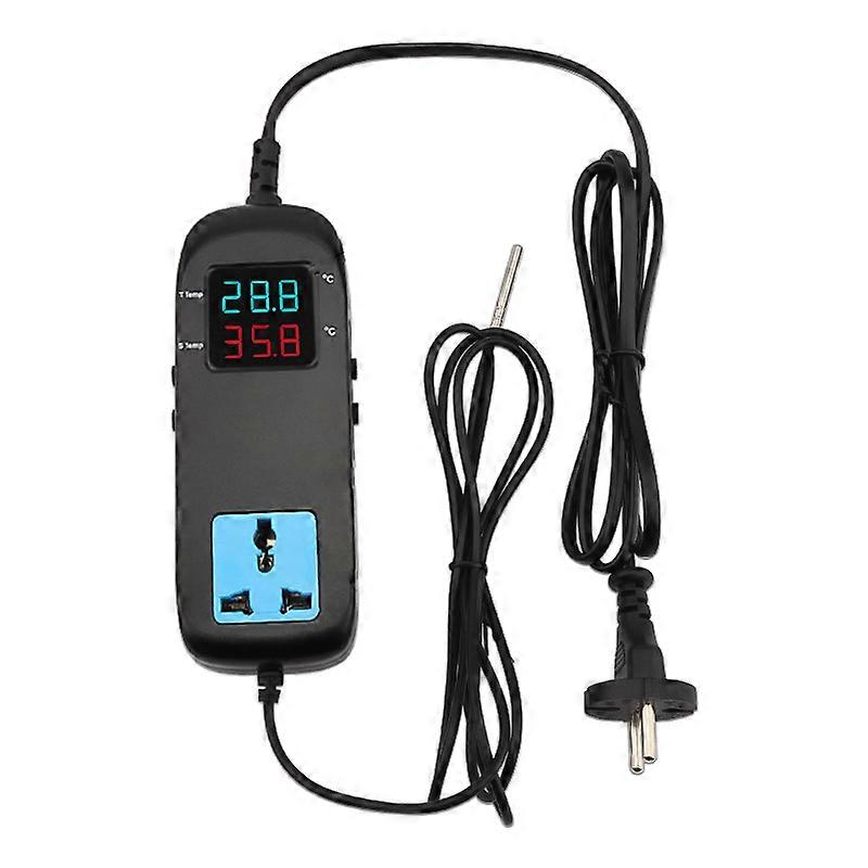 Digital Microcomputer Temperature Controller Heat Cool Switch Socket Thermoregulator Themometer Thermostat AC 220V