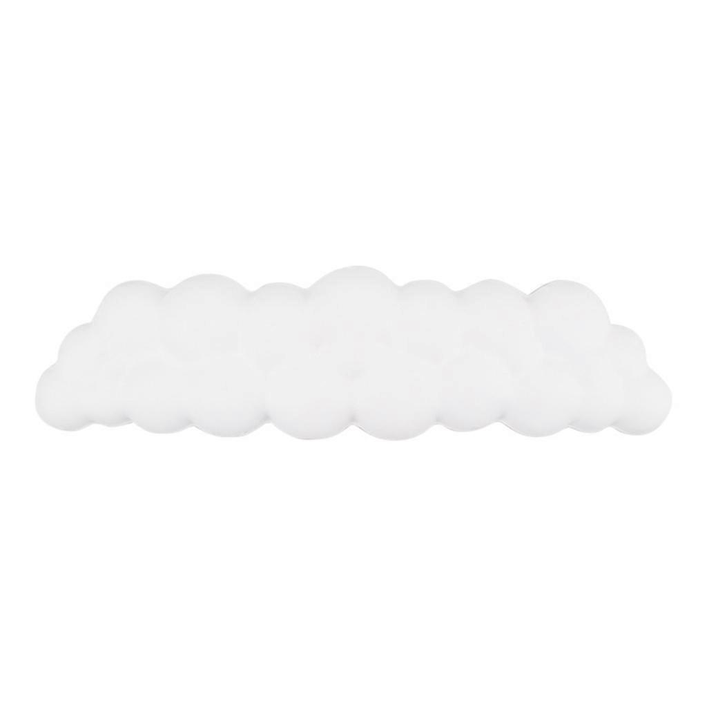 Cloud Shape Wrist Rest Mouse Pad Non-Slip Base Colorful PU Soft Memory Foam Pain Relief Mat for Gaming Mousepad