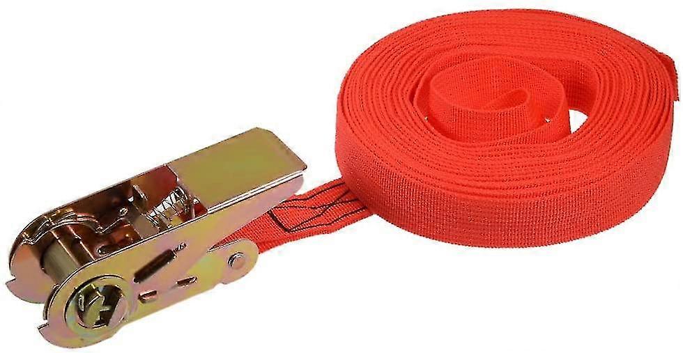 Ratchet Tie Down Lashing Strap 8mx25mm 250kg Load Cap Polypropylene For Moving