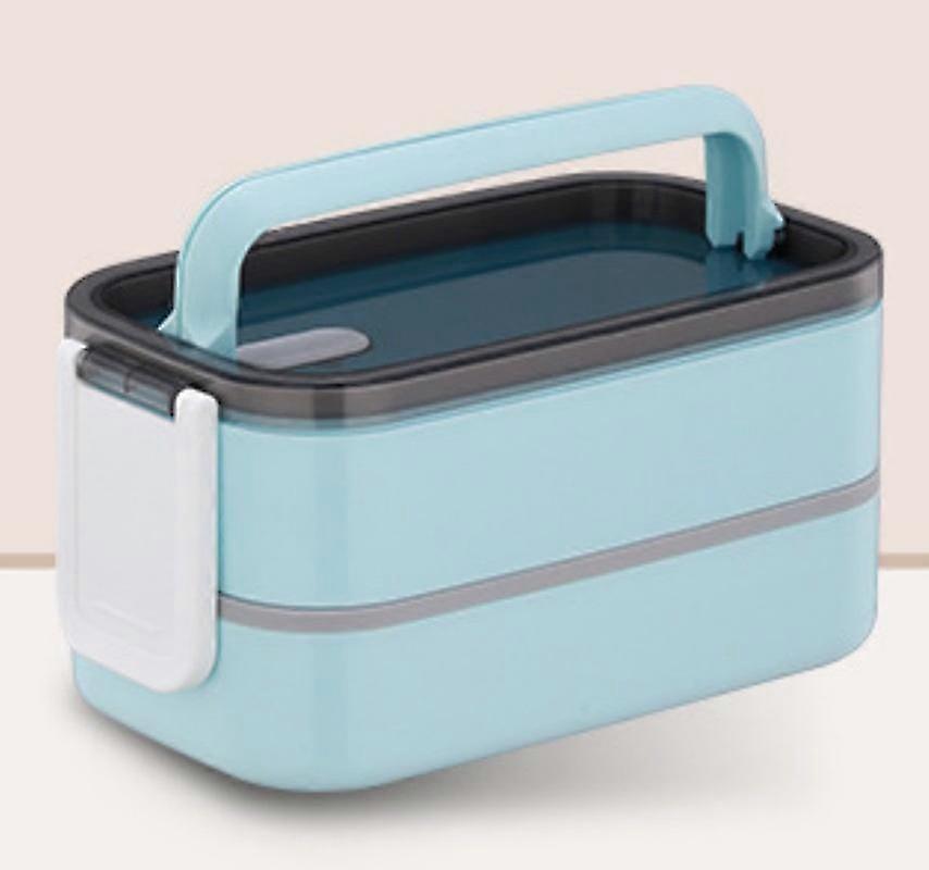 Child's Portable Lunch Box Bring Compartment 1400ml (blue) 1 Pieces