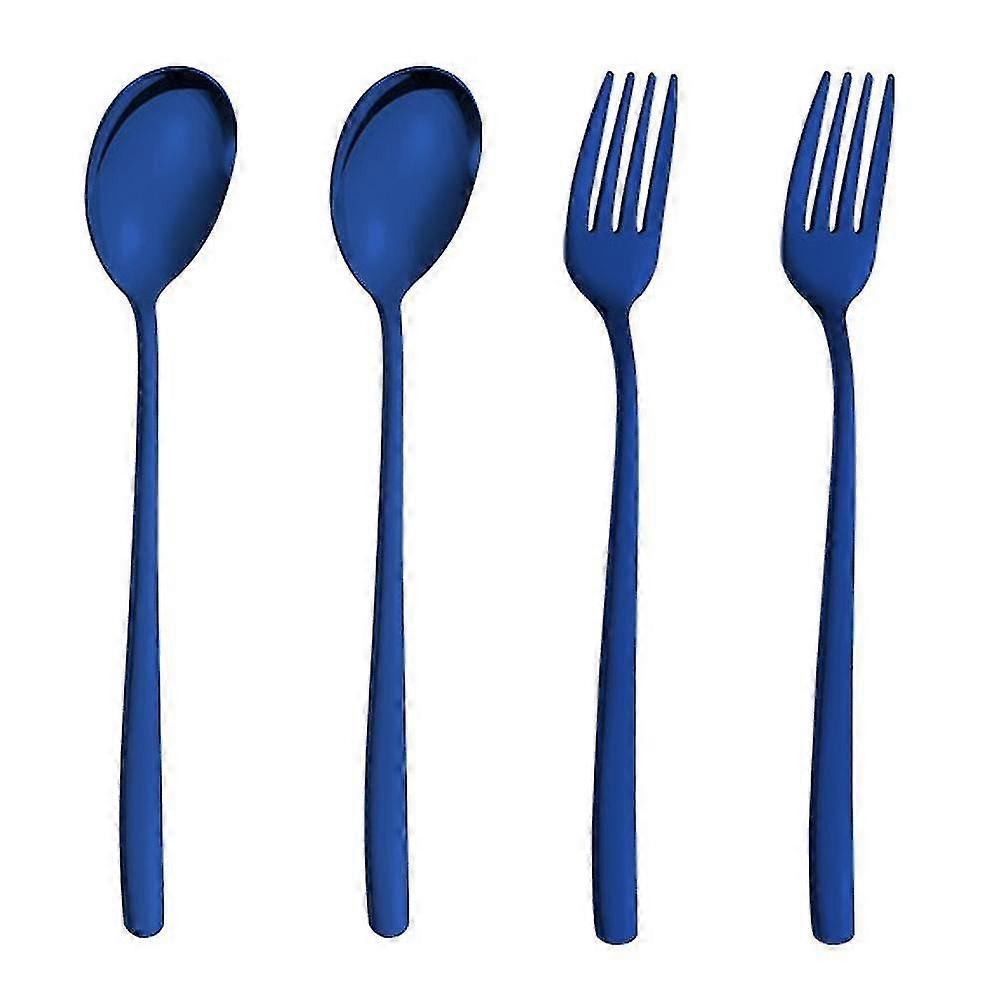 Colorful Dinner Forks Set Of 4,modern Muticolorful Flatware Forks
