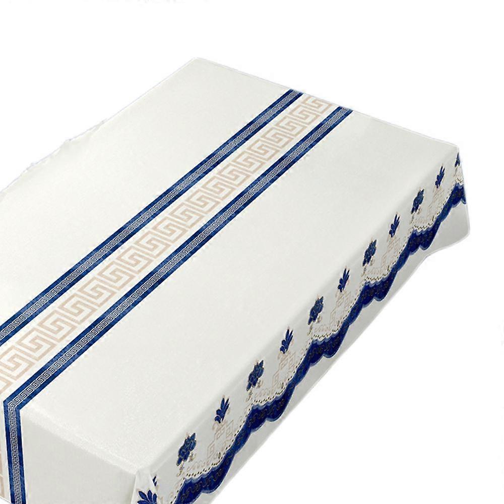 מפת שולחן, מפת שולחן אביביתעלי פרחוני חג הפסחא עמיד למים שמן עמיד למים מטליות שולחנות פלסטיק כבדות, כיסוי שולחן PVC לסעודה, מסיבה, מקורה, בחוץ