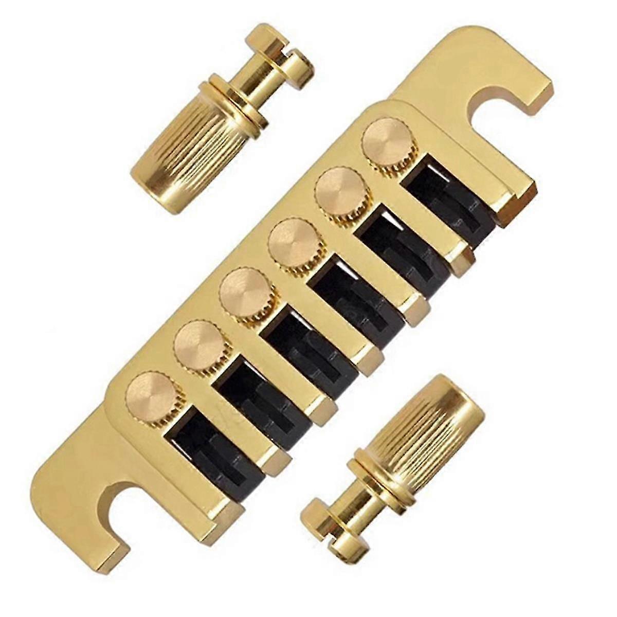 LP Electric Guitar -6 Bridge Frame Stop Rod 70S Bridge Tailpiece Tailpiece String Code LP/SG/ES/,Gold