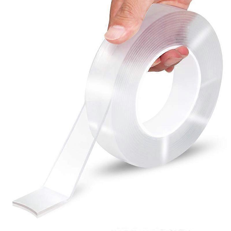 3 Meters Double Adhesive Nano Tape Reusable Transparent Transparent