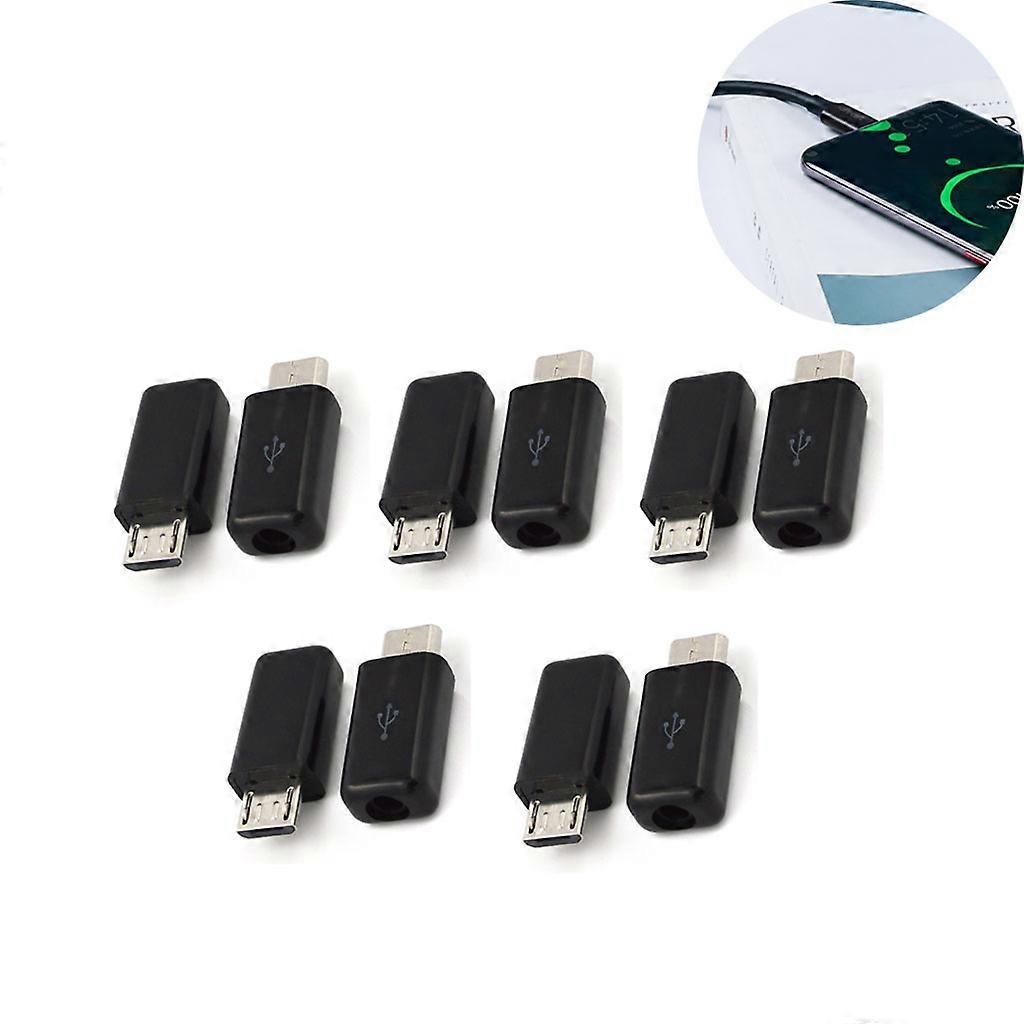 USB 2.0 Male Plug Type-c Adapter Micro USB Connector Cellphone Data Line Plug