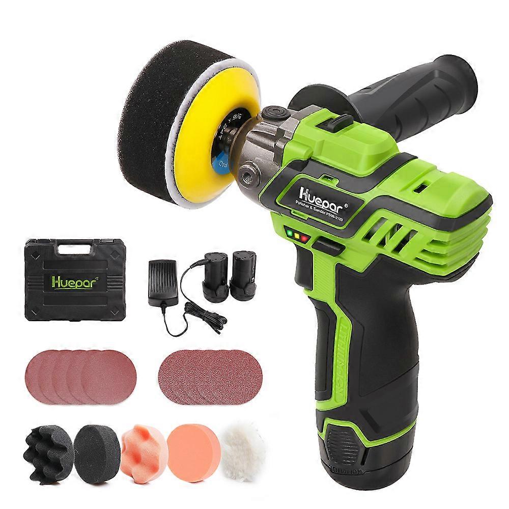Electric Polisher Sander 3-inch Cordless Variable Speed Auto Polishing Machine Car Buffer Waxer Floor Sanding Waxing Tool
