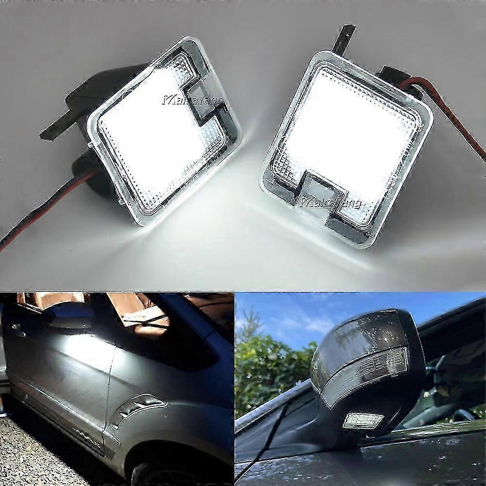 WinPower LED Puddle-lampen – 2 Stuks, 6000K Wit, Geschikt Voor Ford Focus, Kuga, Mondeo, C-Max, S-Max En Meer 2 miniatura