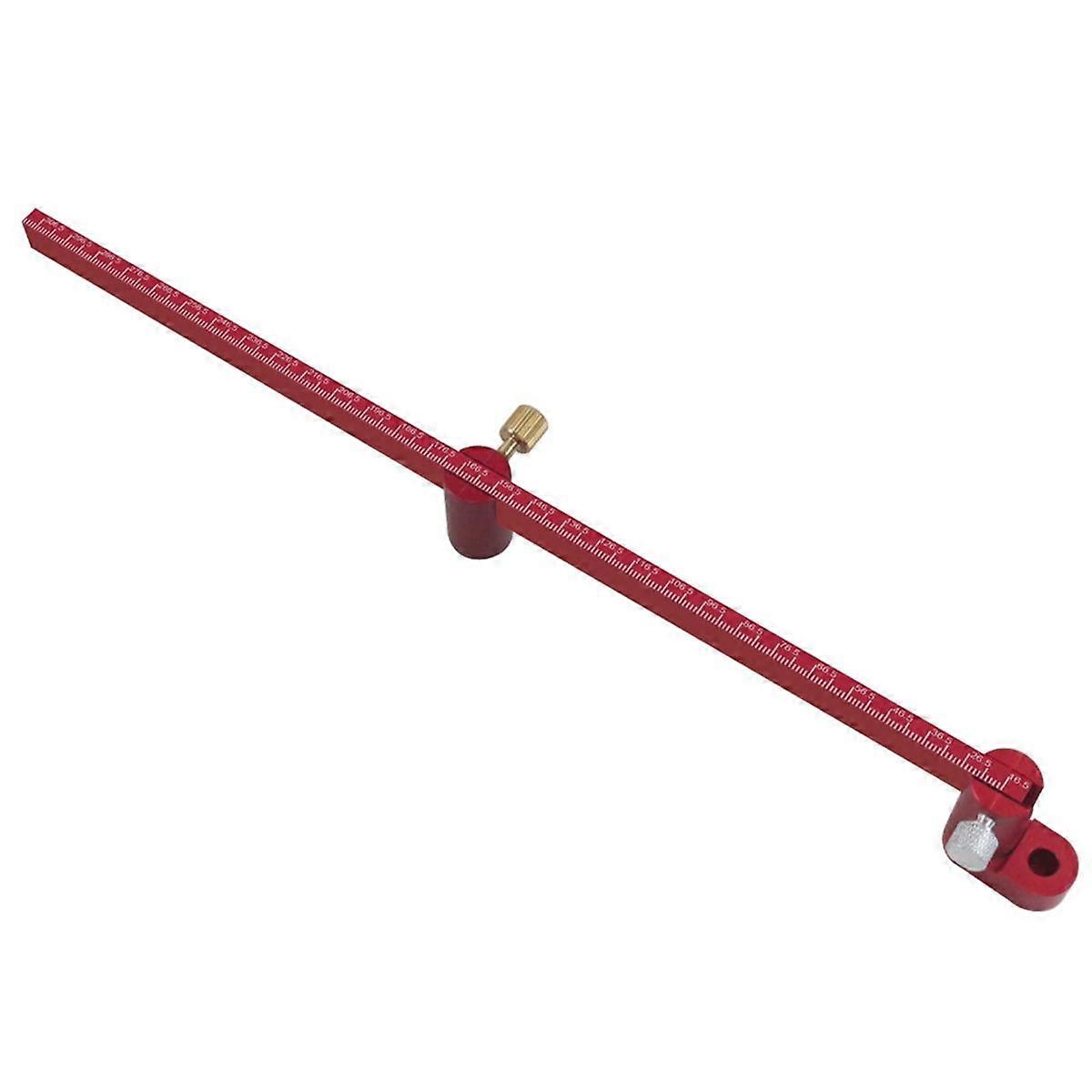 Adjustable Drawing Circle Ruler,Aluminum Compass Scribe Center Finder,Woodworking Fixed-Point Circl