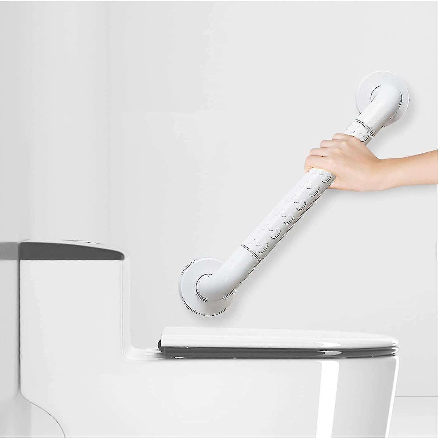Bath Grab Rail, 40cm/16inch Non-slip Shower Grab Handle, Safety Support Wall Grab Bar With Stainless Steel Inner Tube And Nylon Outer Case