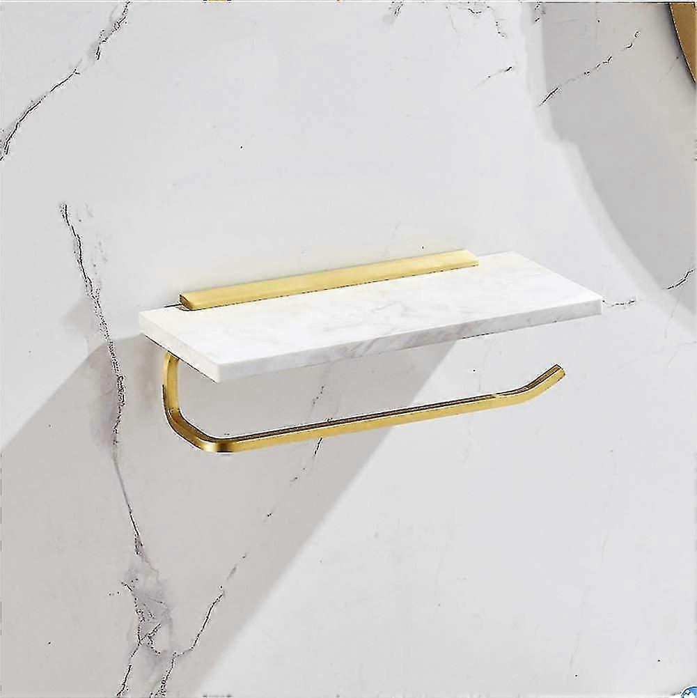 壁掛けトイレットペーパーホルダーモダンロールアップタオルホルダー大理石アルミニウムトイレットペーパーホルダー