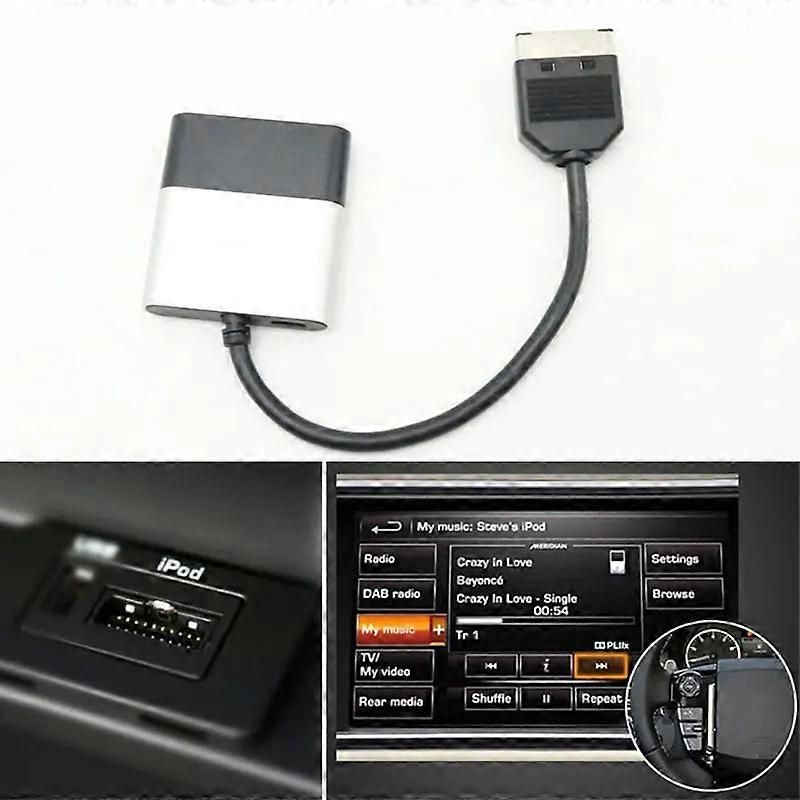 Bluetooth-compatible Car Kit Music Receiver Airdual 30 Pin IPod Interface AUX Adapter for Land Rover Jaguar