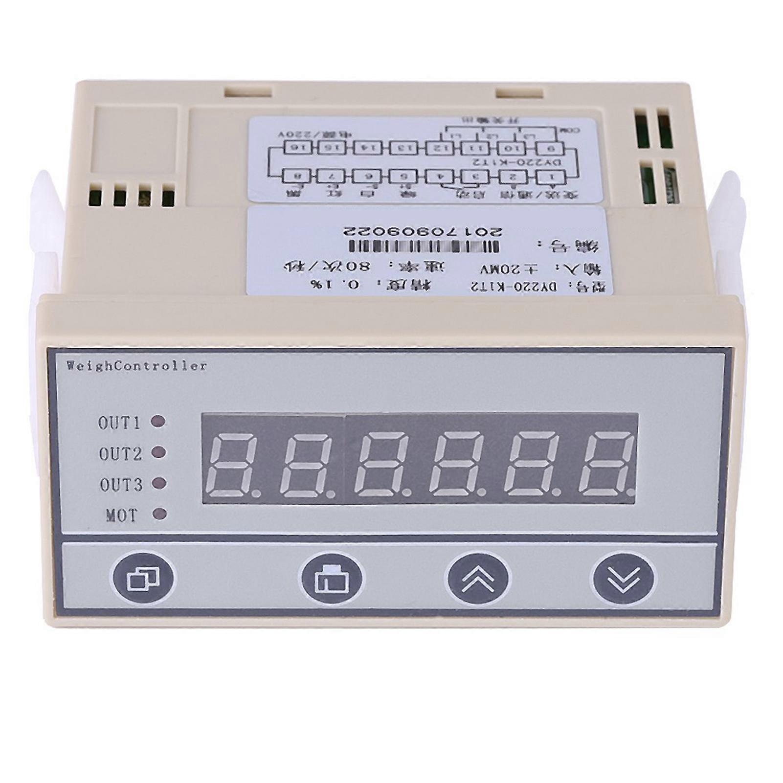 High Precision 6-Digit LED Display Weighing Controller - US Plug - 220V