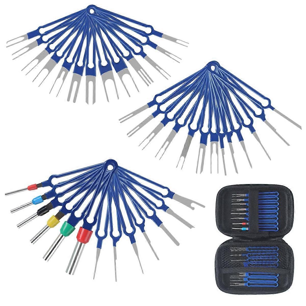 39Pcs Terminal Removal Tool Kit - Pin Extractor Tool Terminal Ejector Kit for Cars and Most Connector Terminals