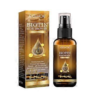 buona crescita dei capelli spray, essenza di erbe di biotina per capelli più spessi, più lunghi e più forti (1 pezzo)