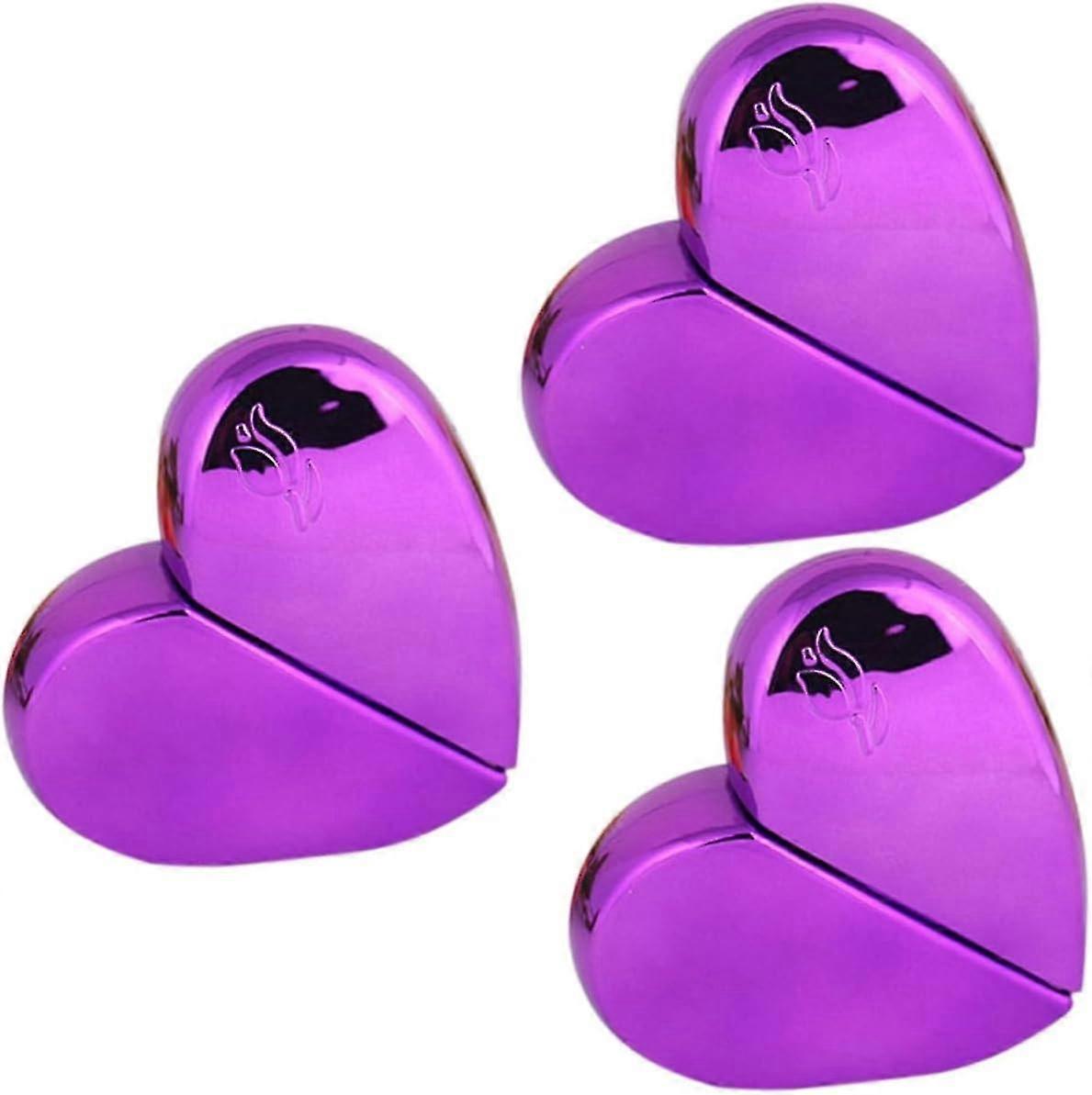 3pcs Perfume Bottle Travel Portable Purple