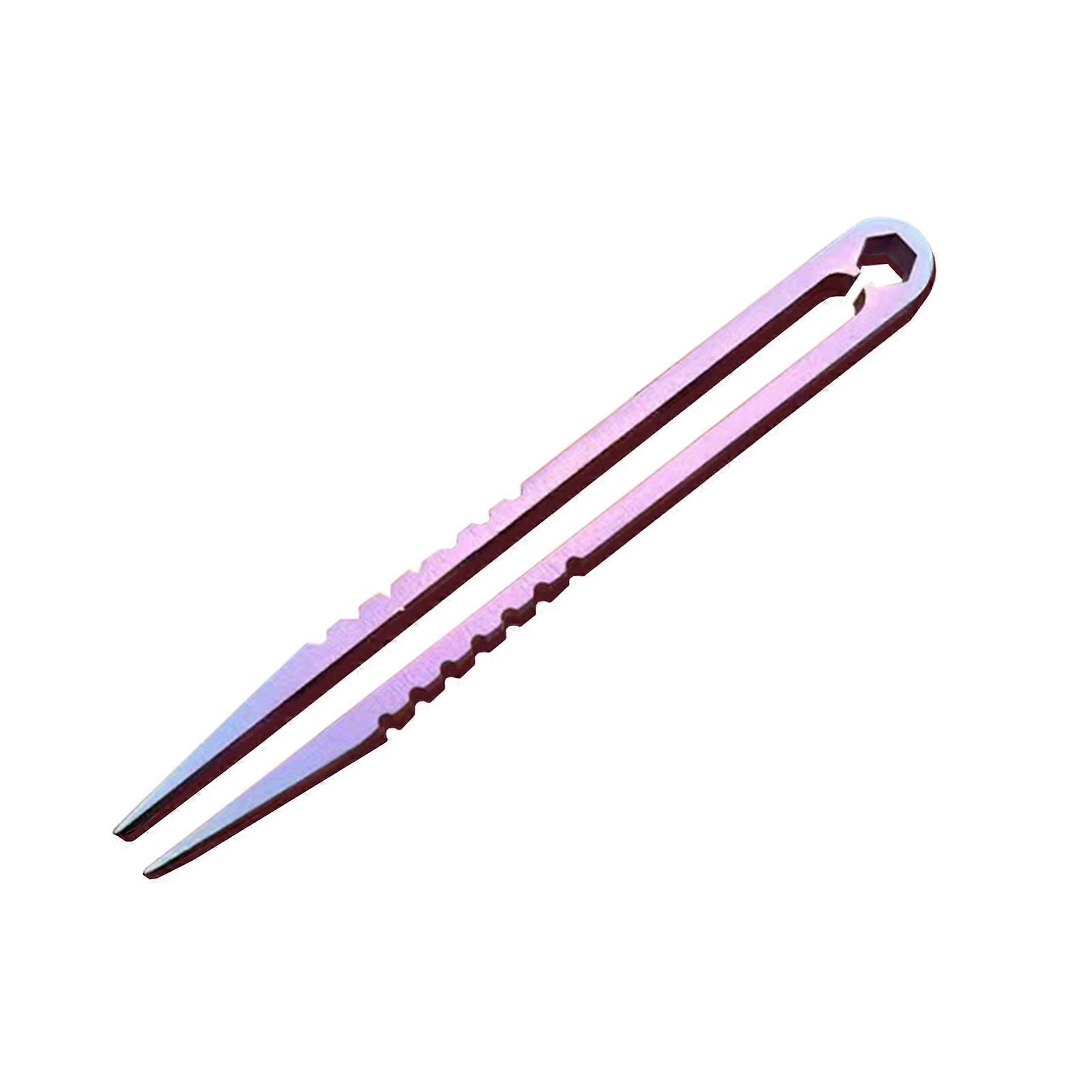 EDC Gear Mini Tweezers Portable Clamping Pick up Clip for Camping Hiking