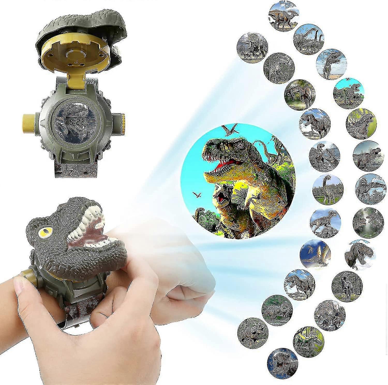 Cartoon 24 Pictures Dinosaur Projection Children Watches