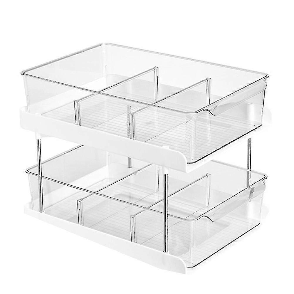 Kitchen Sink Storage Rack Drawer Type Can Be Pushed And Pulled Under The Cabinet Telescopic Double