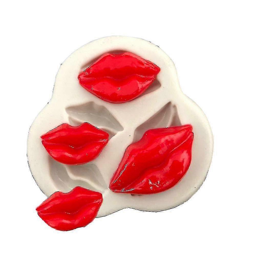 5-hole Lip Shape Silicone Mold