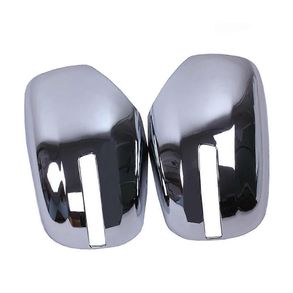 2Pcs Car ABS Chrome Rear View Side Mirror Cover Trim for Triton / L200 2015 - 2017