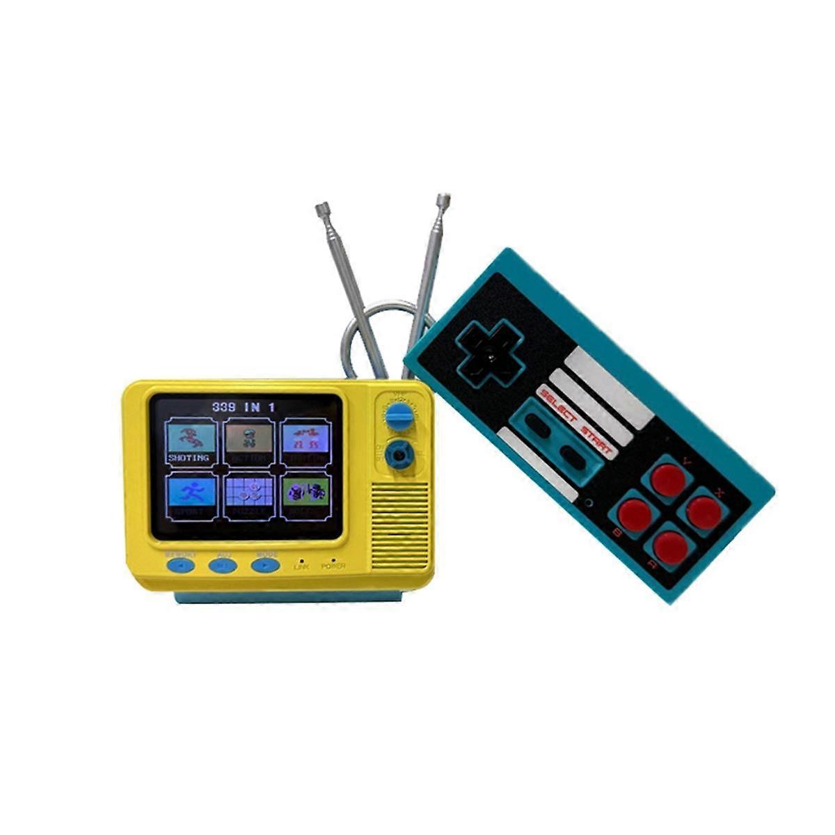 Retro TV Game Console 3.0 Inch Handheld Game Player Built-in 339-In-1 C3 Classic Games Mini Pocket Gamepad for Kids Gift