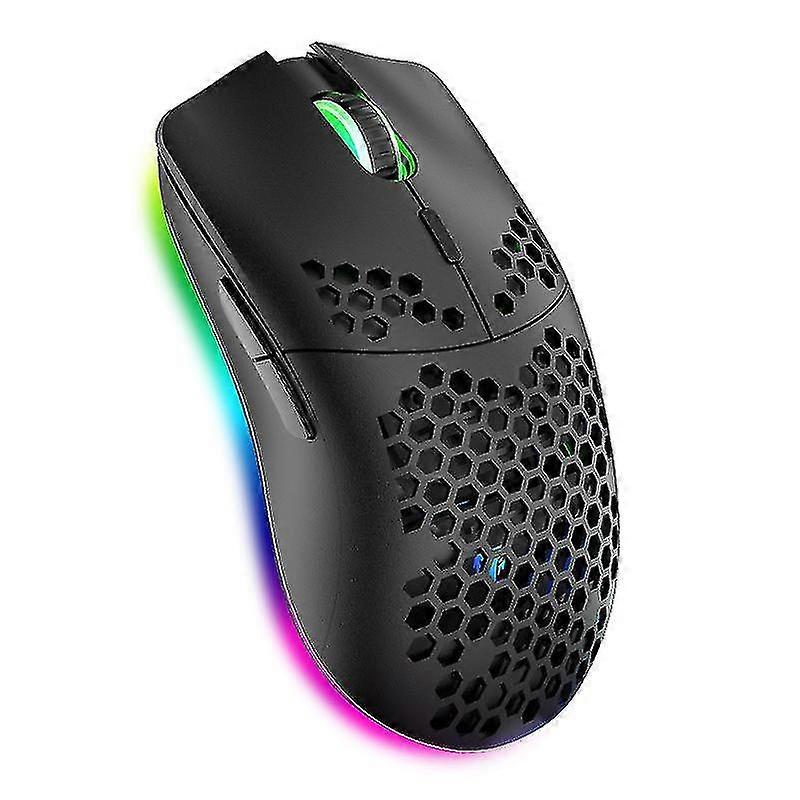 Wireless Gaming Mouse, Computer Mouse With Honeycomb Shell