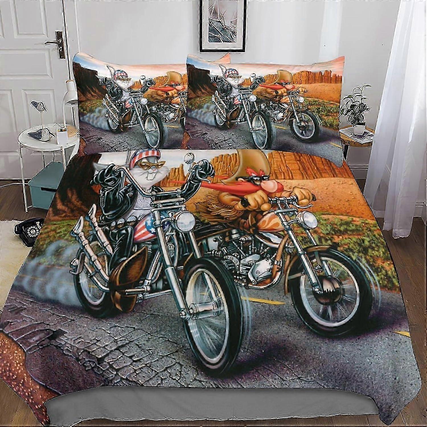 J2555 Lençóis Conjunto de Cama Capa de Edredom 3D Western Cowboy Capa de Edredom para Crianças Adolescentes Adultos Microfibra Macia com Fecho Zipeer Capa de Colcha S