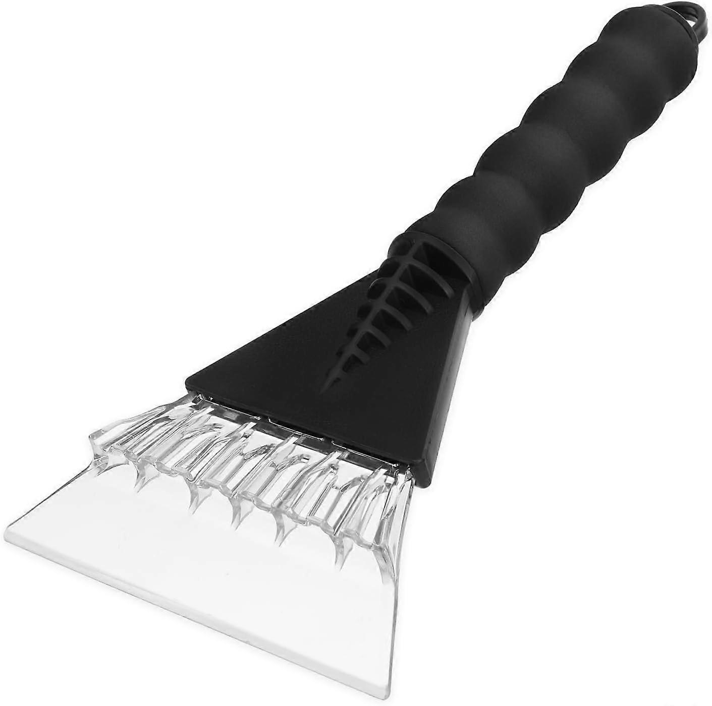 Ice Scraper for Car, Windshield Plastic Snow Frost Ice Tool with Foam Handle Efficency and No Scratches Ice Snow for Car  Windshield Windows (Black)