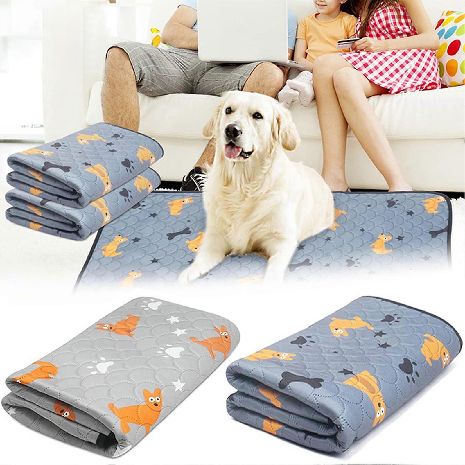 Reusable Puppy Training Mats, Washable Pee Pads for Dogs, Super Absorbent & Waterproof, Fast-Drying for Playpen, Crate, Home, Car, Travel