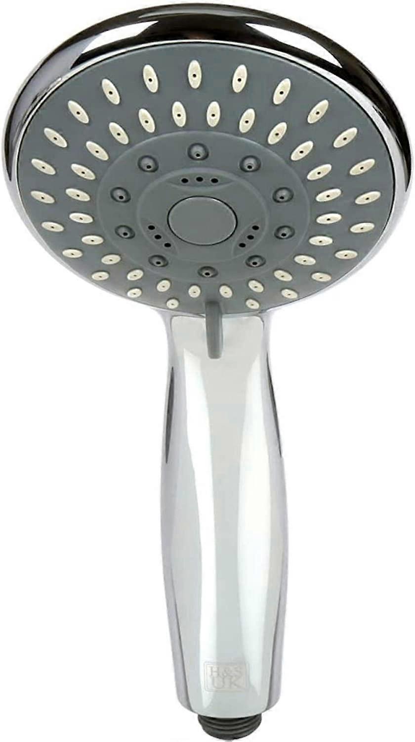 Universal Bath Shower Handheld Handset Chrome 5 Mode Function Shower Head