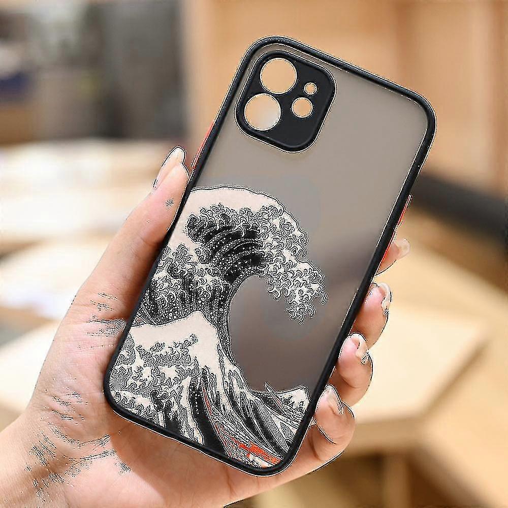 Phone Case For Iphone 13 12 11 14 Pro Max Xs X Mini Xr 7 8 Plus Shockproof Hard Matte Cover Fundas