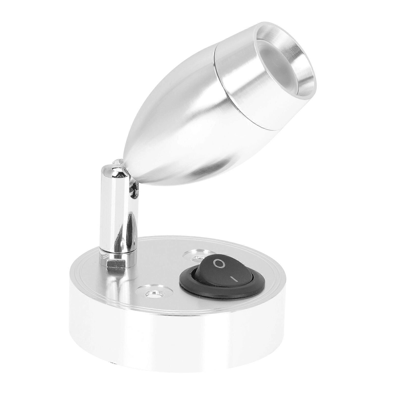 RV Reading Lamp Adjustable LED Night Light Book Reading Light for Bedside Yacht