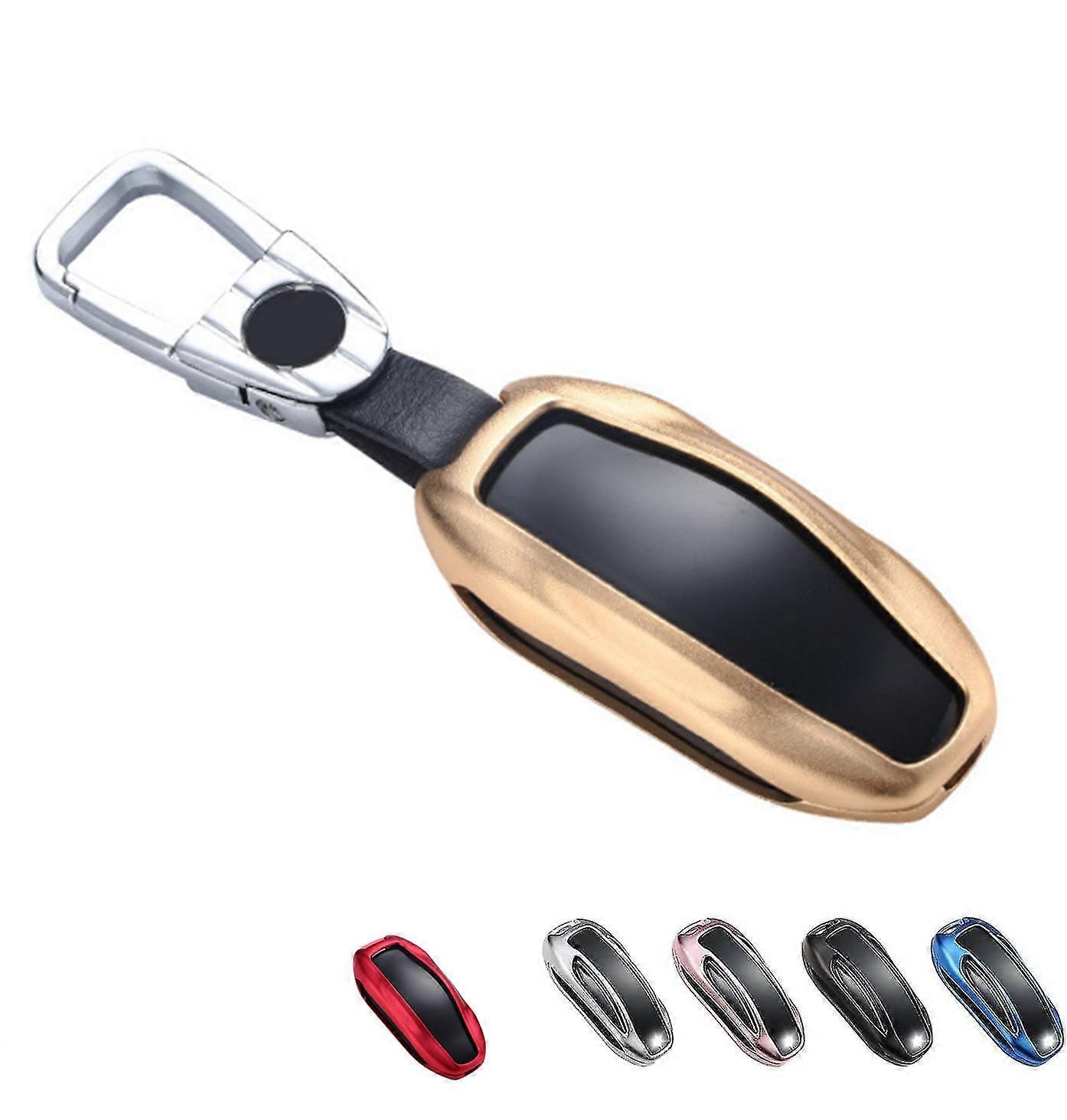 For Tesla Key Case Model3 /modelY/ModelS Key Case Buckle Aluminum Metal Special Jewelry Men's and Women's Protective Case