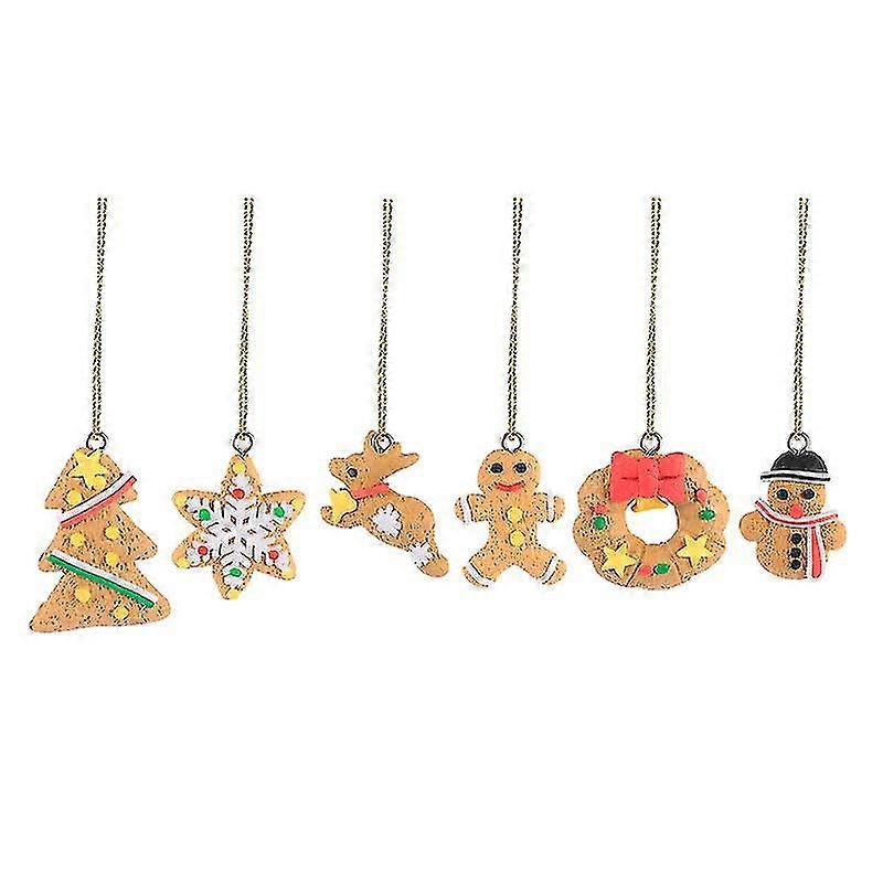 6pcs Christmas Hanging Decor