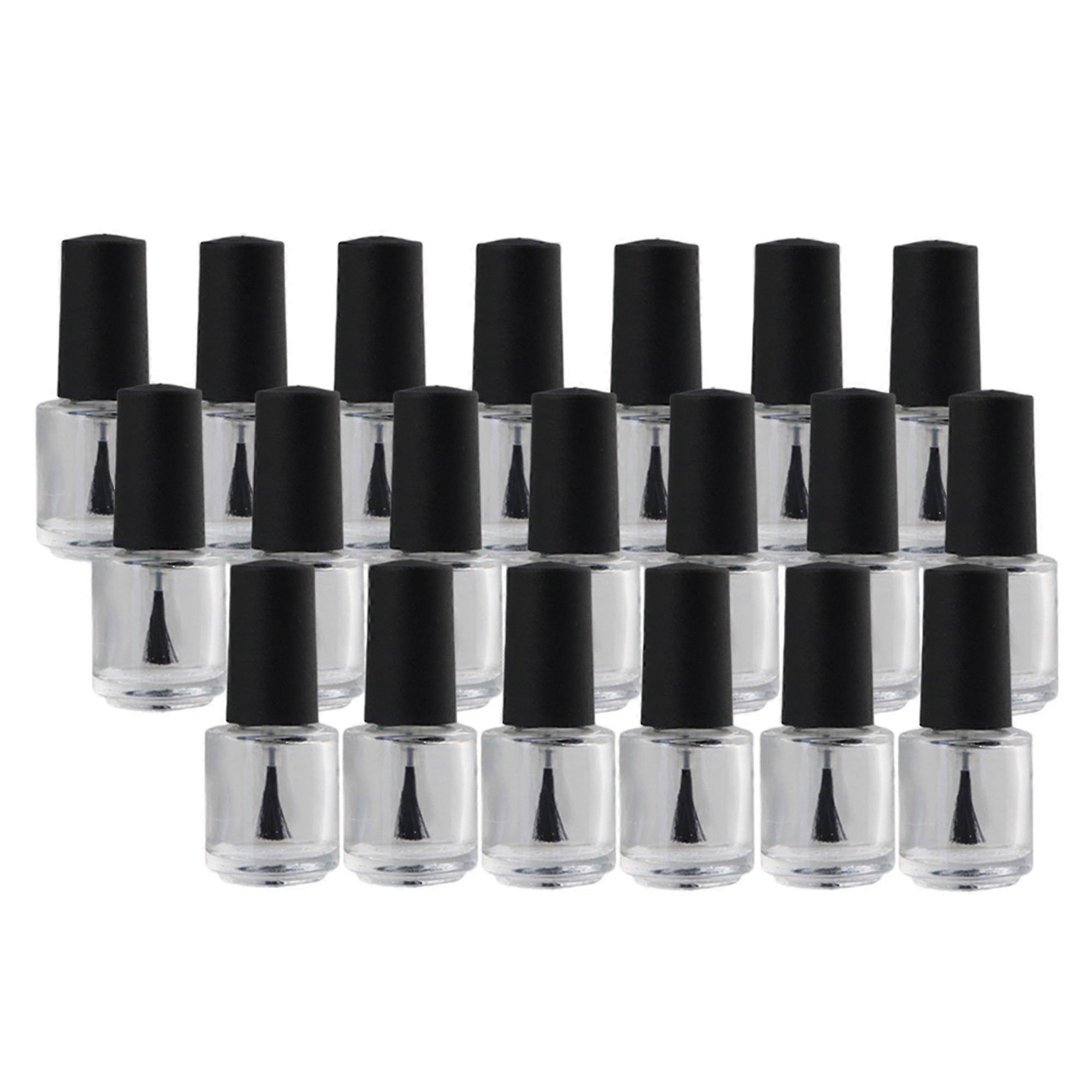 20 Pieces 5ml Round Empty Glass Bottle Container