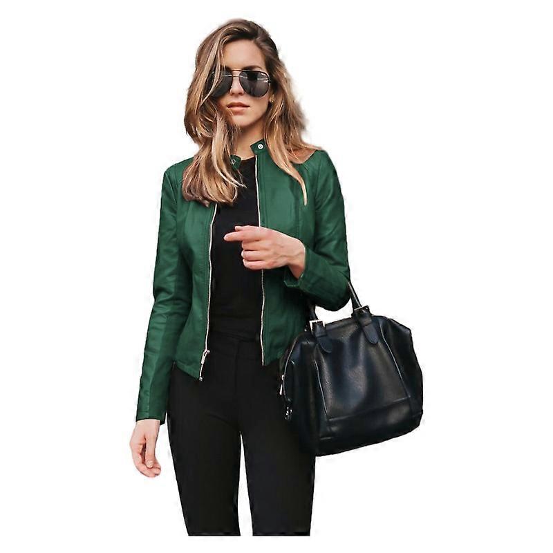 Creatief modieus herfst- en winterdamesmode PU-pak klein jasje