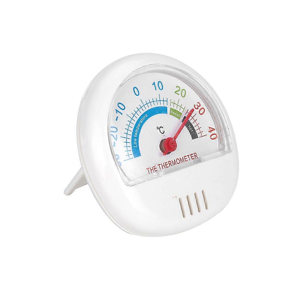 Refrigerator Freezer Thermometer Large Dial Thermometer(Mechanical White)