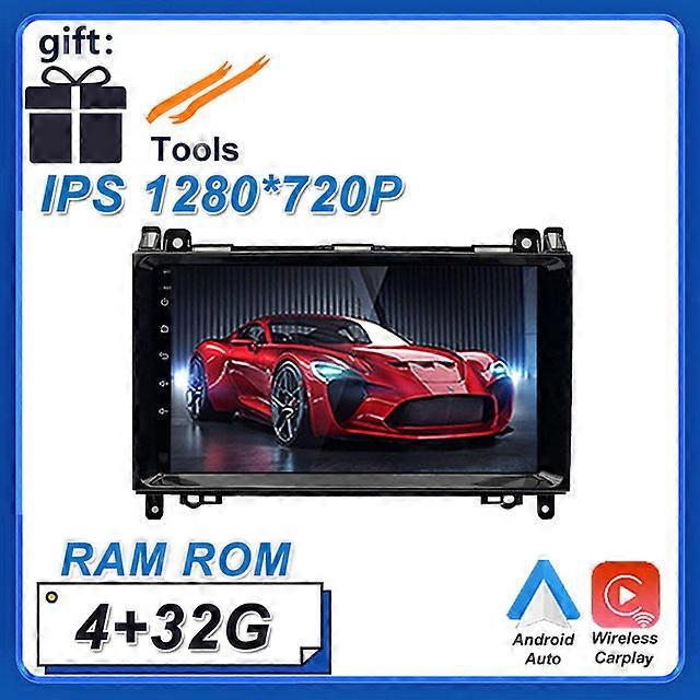 Android 12 Per Mercedes Benz VianoVito W639 2007-2012 Autoradio Stereo Mutimedia Player GPS Navigazione QLED DSP 4G LTE WIFI