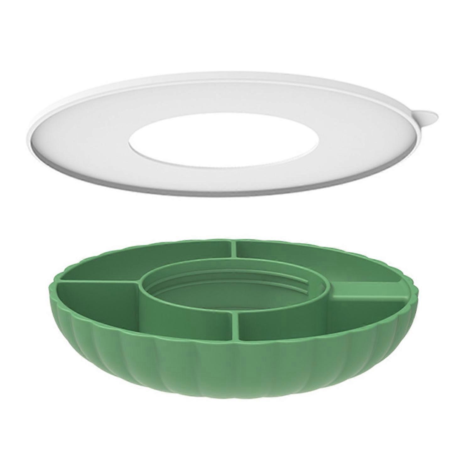 2Pcs/Set Ice Bar Cup with Lid Snack Tray Food Grade Silicone Snacks Fruit Platter Tray for 40oz 30oz