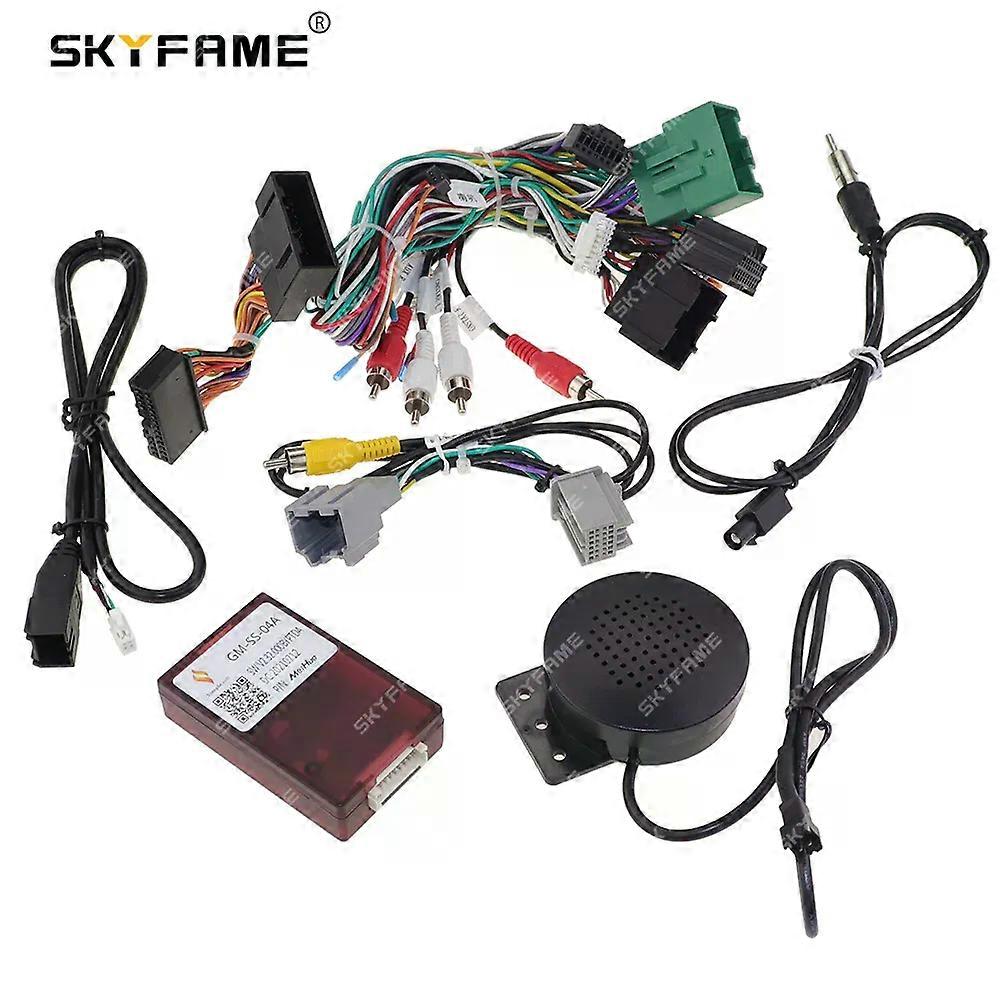 Applies to Car Wiring Harness Canbus Box Decoder Adapter Power Cable For Chevrolet Silverado S10 D-MAX Spark GMC Canyon GM-SS-04A