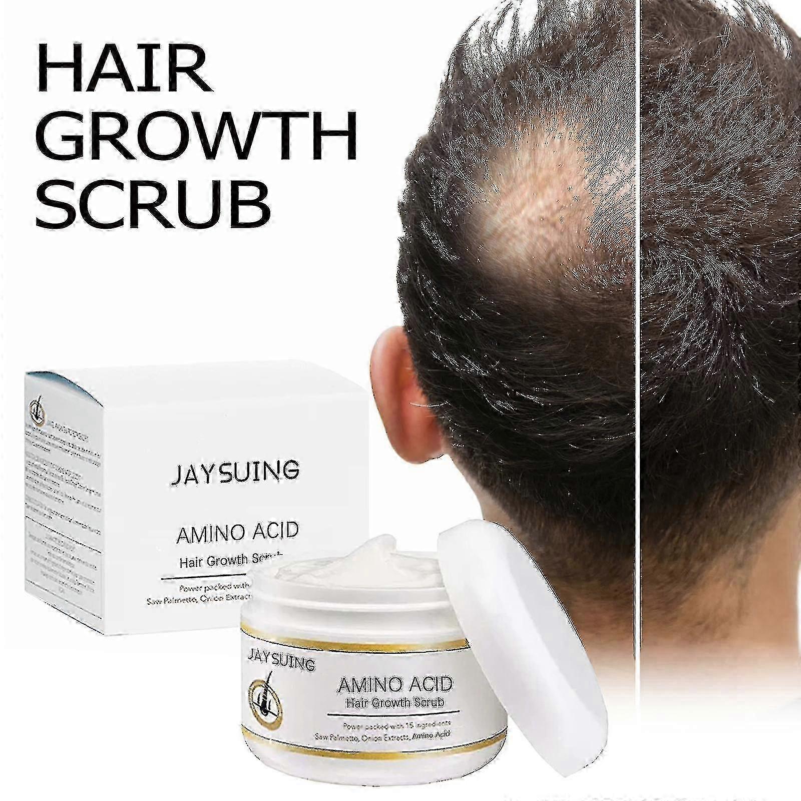 Jaysuing Dense Hair Scrub deeply cleanses the scalp, gently refreshes and relieves itching, nourishes dense and fluffy hair