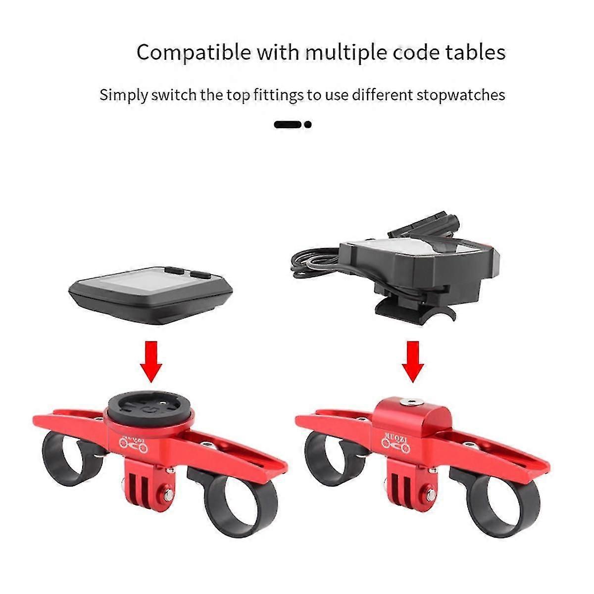 Tt Handlebar Computer Mount Bike 22.2mm 25.4mm Rest Handlebar Computer Mount Adapter For Red