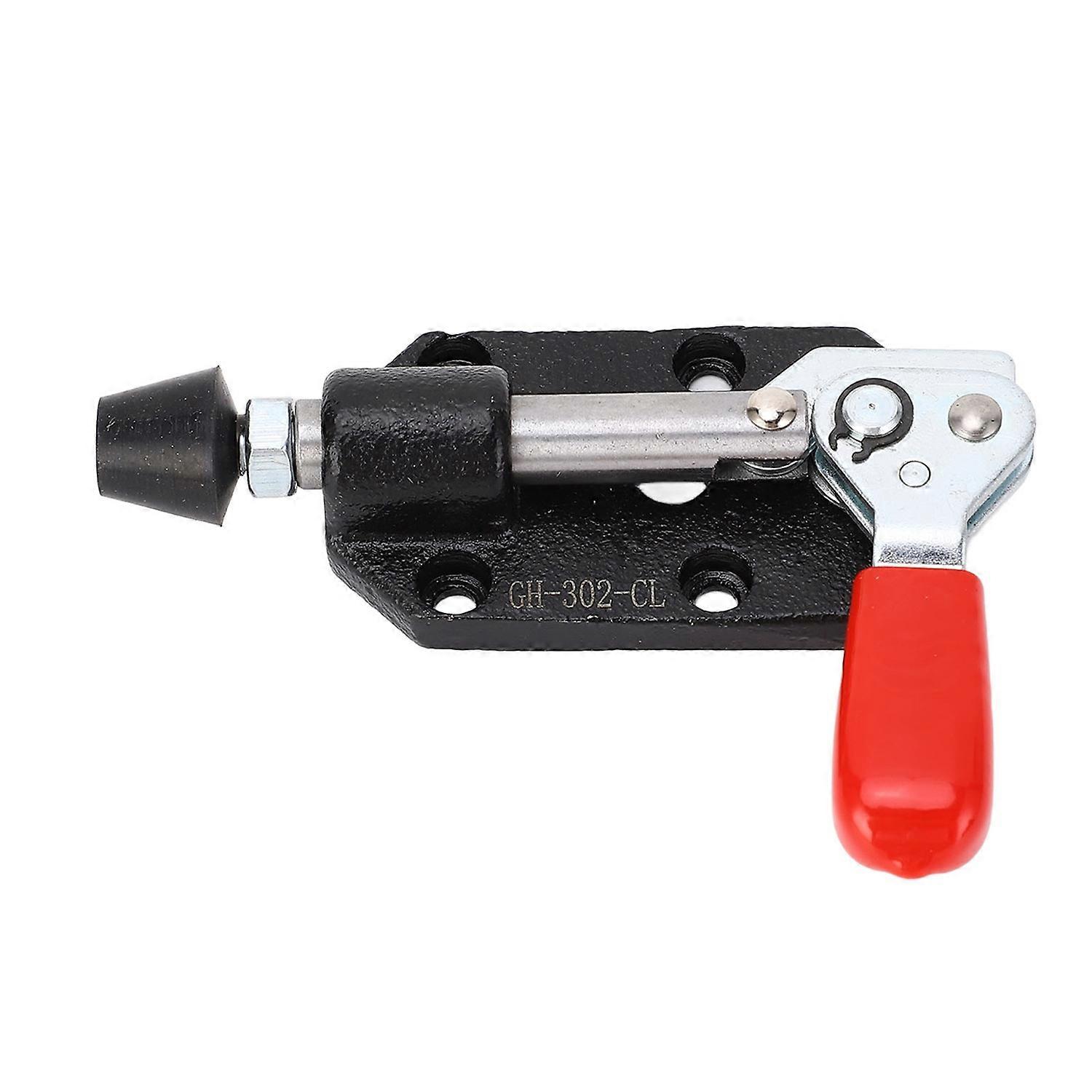Push Pull Toggle Clamp Cast Iron Adjustable Plastic Handle DIY Woodworking Fixed Clamp for Welding I