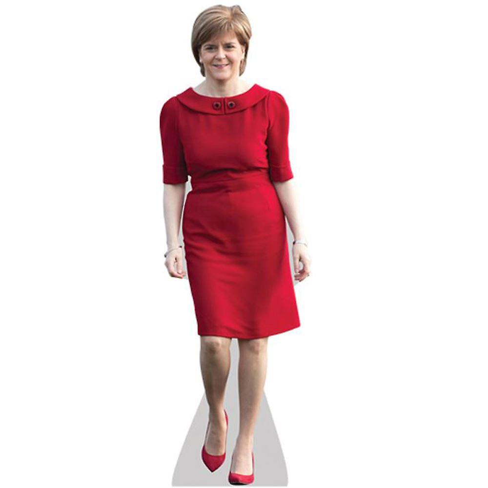 Nicola Sturgeon Cardboard Cutout (lifesize OR mini size). Standee. Stand Up.