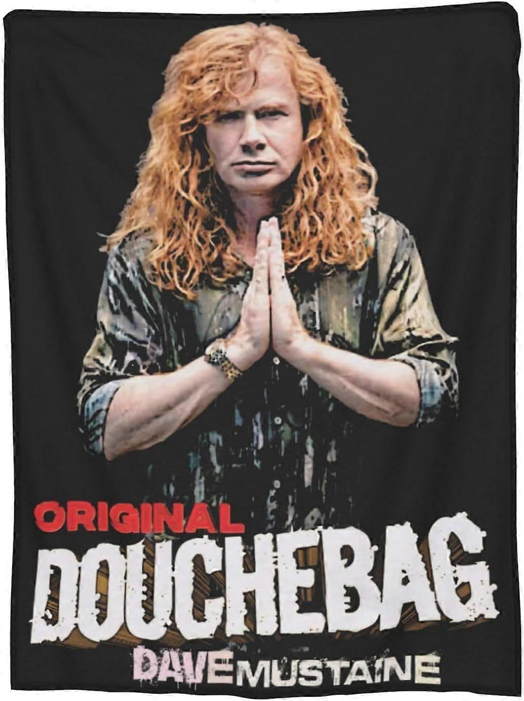 Dave Music Mustaine Velvet Lightweight Blanket Soft Comfortable Throw Blanket for All Seasons MR-153