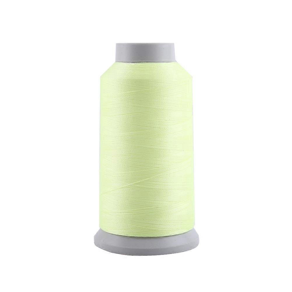 Spool Glow In The Dark Machine Hand Embroidery Sewing Thread Middle Yellow 3000 Yards