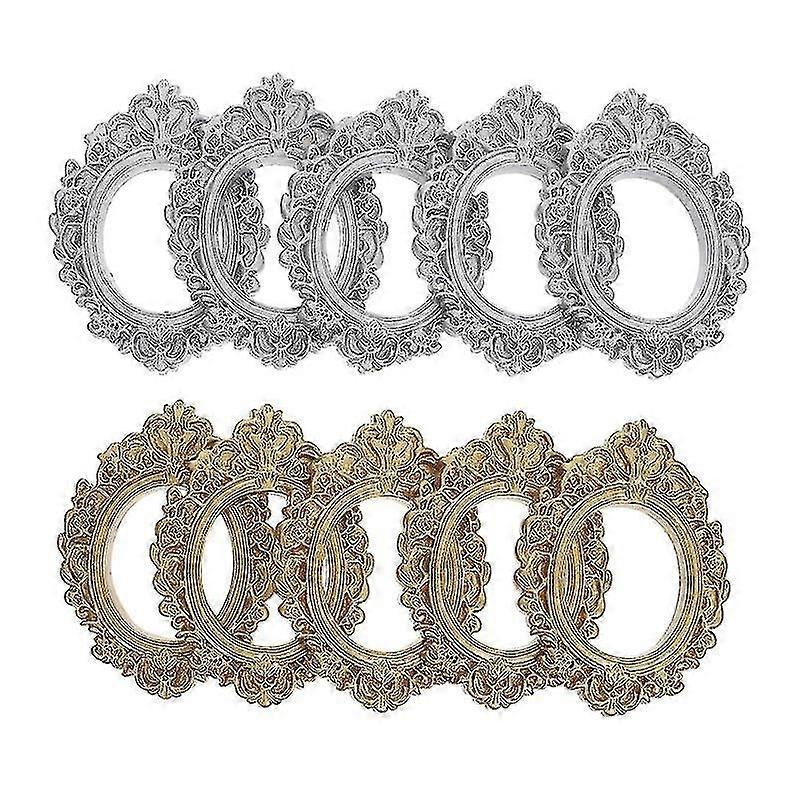 Capture Memories with 10pcs Mini Resin Photo Frames